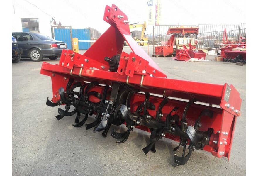 Почвофреза 1GQN-120 захват 1,1м. (красная, ножи 195), изображение 2