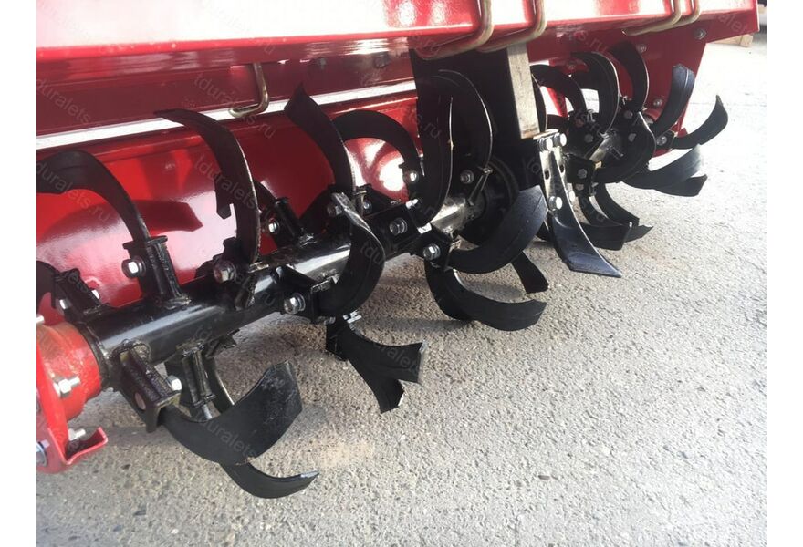 Почвофреза 1GQN-120 захват 1,1м. (красная, ножи 195), изображение 5