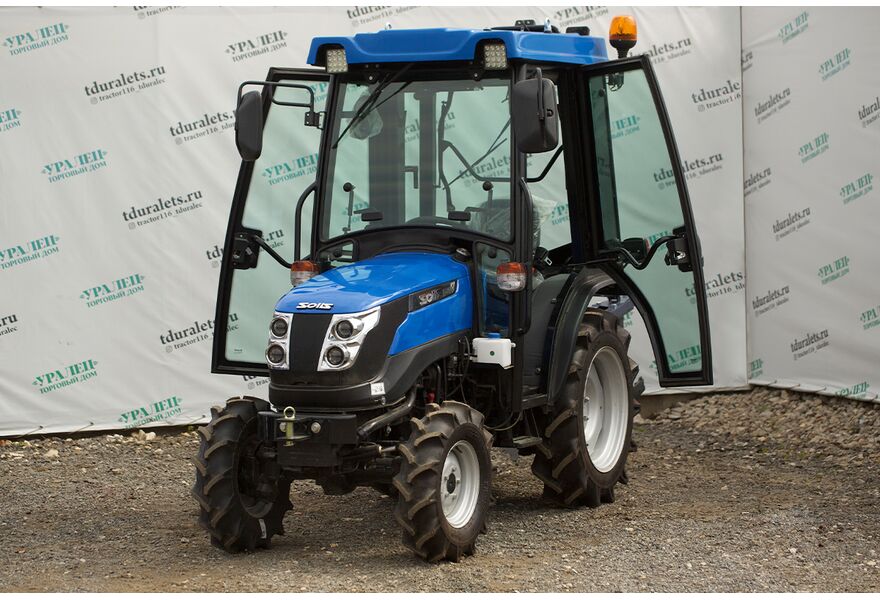Минитрактор Solis 26 с кабиной с ПСМ, изображение 2 от магазина ТД Уралец Минитрактор Solis 26 с кабиной с ПСМ, изображение 2