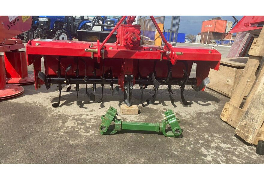 Почвофреза 1GQN-160 захват 1,6м (средний редуктор, красная), изображение 2