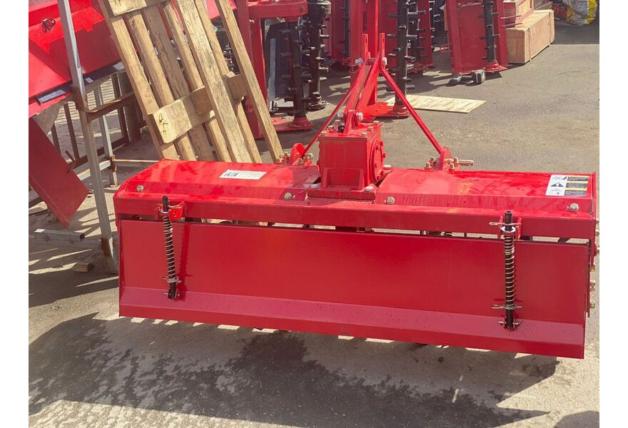 Почвофреза 1GQN-160 захват 1,6м (средний редуктор, красная), изображение 3