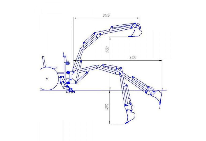 Экскаватор на минитрактор, изображение 8